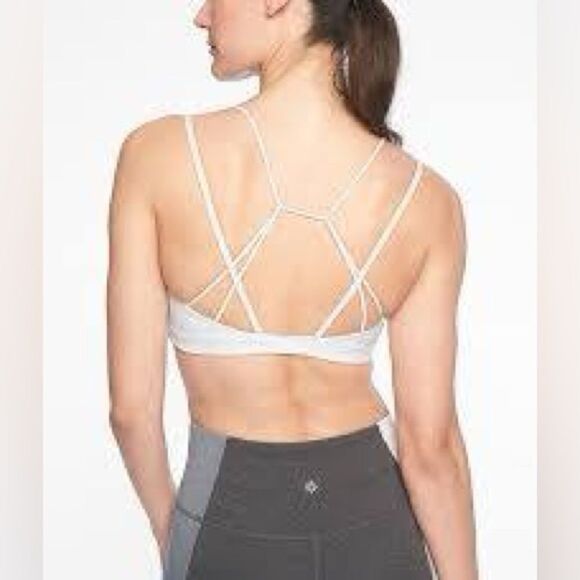Athleta Powervita Superstrap Bra White M - Picture 2 of 6